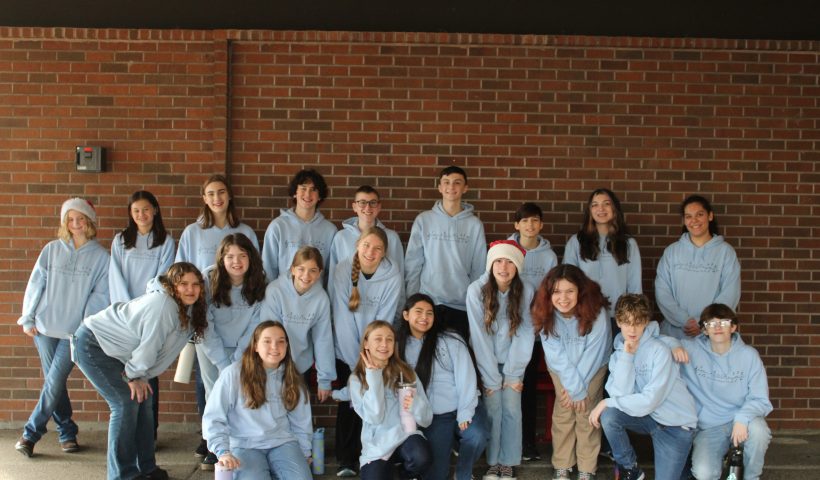 Calapooia Middle School A cappella group pic